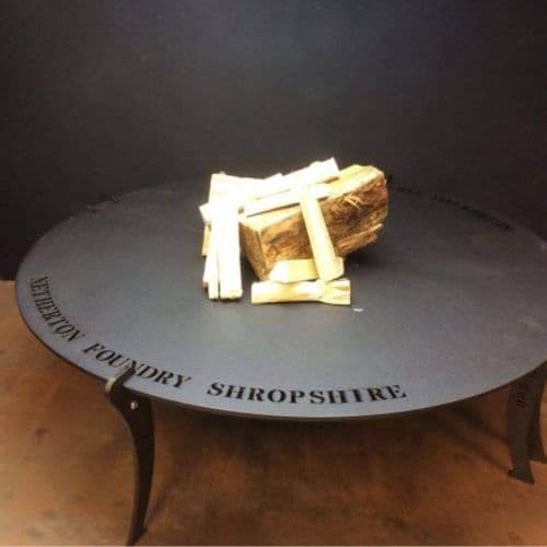 Netherton Foundry Giant Black Iron Split Fire Table