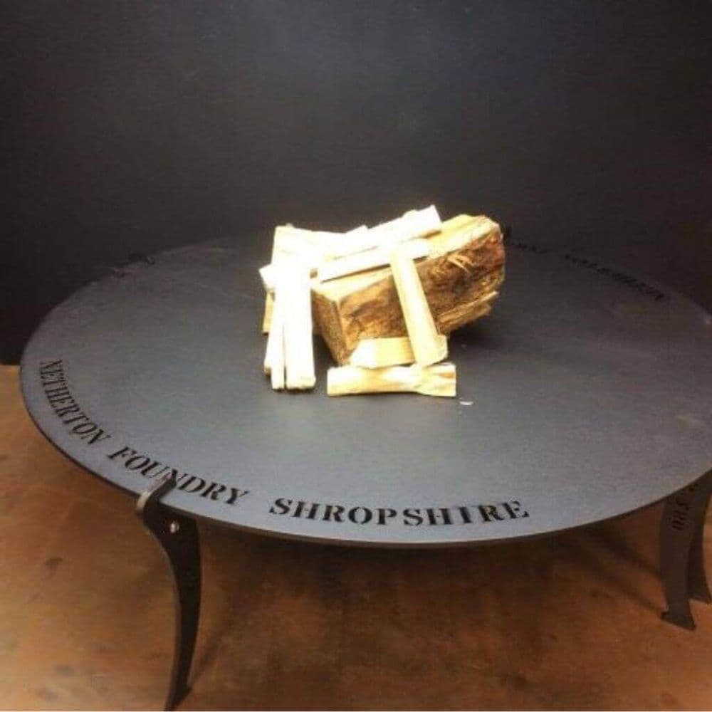 Netherton Foundry Giant Black Iron Split Fire Table