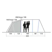 Outwell® Hornet 5 Air Tent