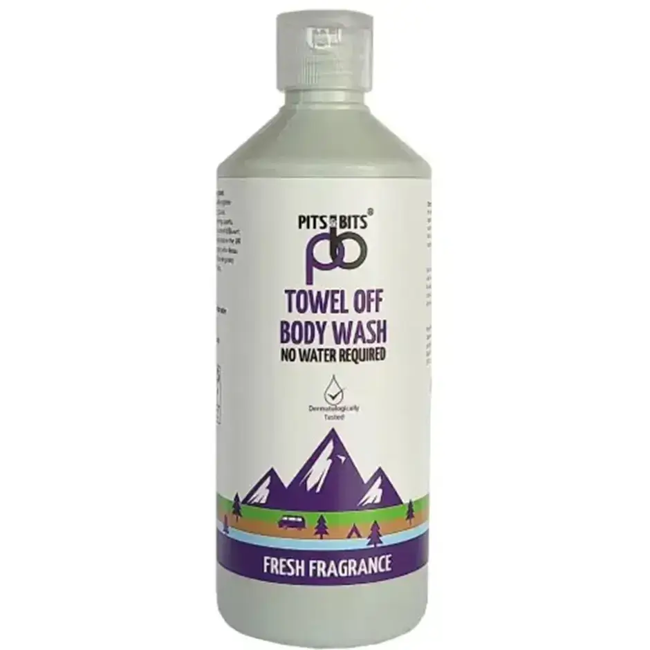 Pits & Bits® Towel Off® Body Wash 500ml - fresh