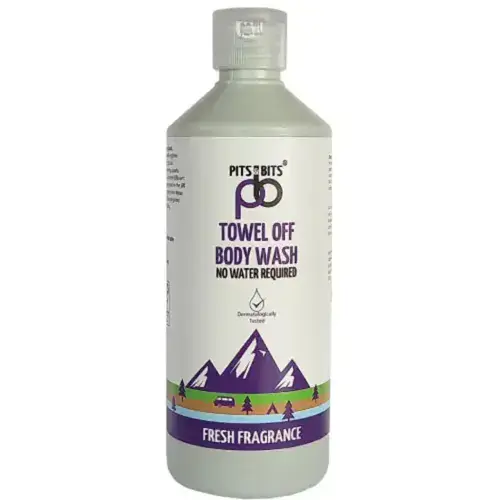 Pits & Bits® Towel Off® Body Wash 500ml - fresh