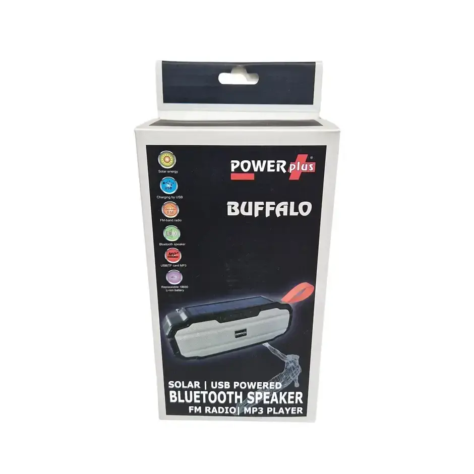 POWERPlus Buffalo Solar Bluetooth Radio & Speaker