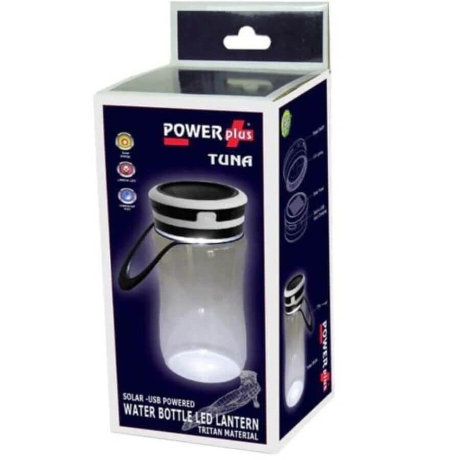 POWERplus Tuna Solar / LED Lantern 600ml Water Bottle