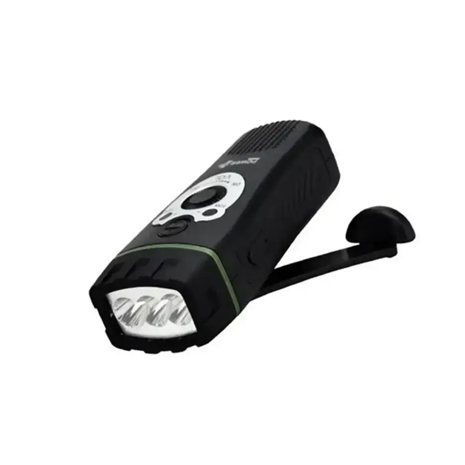 POWERPlus Wolf Wind-up FM Radio and Torch