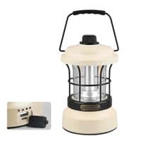 Retro Rechargeable Camping Lantern  Tungsten & Powerbank