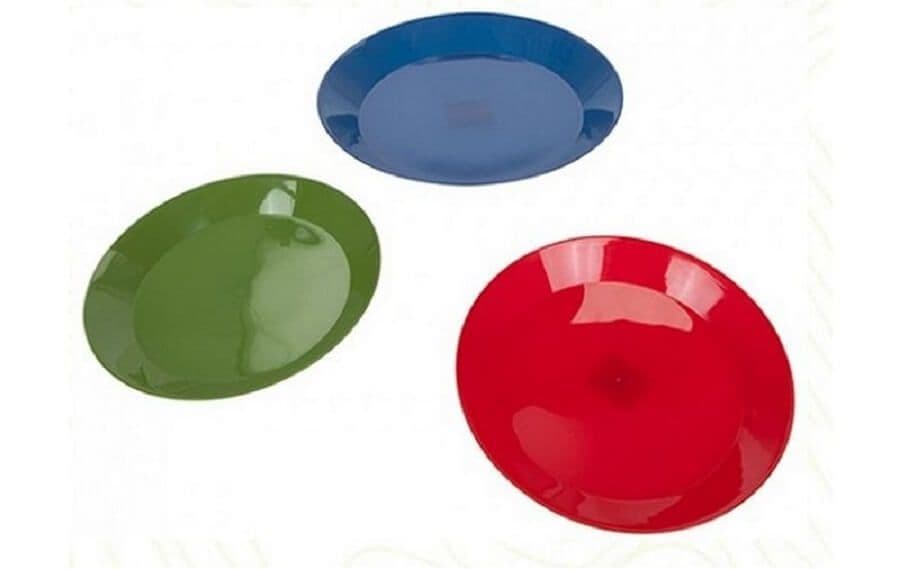 Summit 25cm Plastic Camping Plate