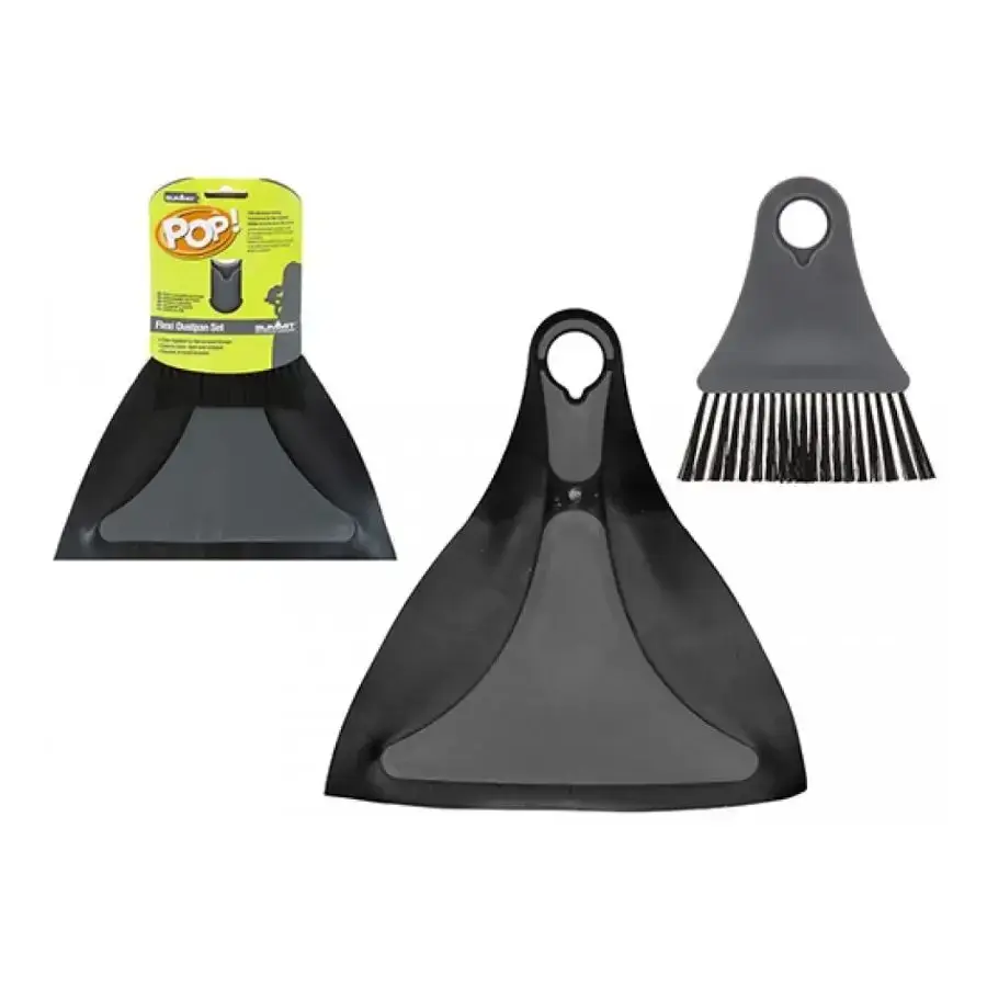 Summit Pop Flexi Dustpan & Brush