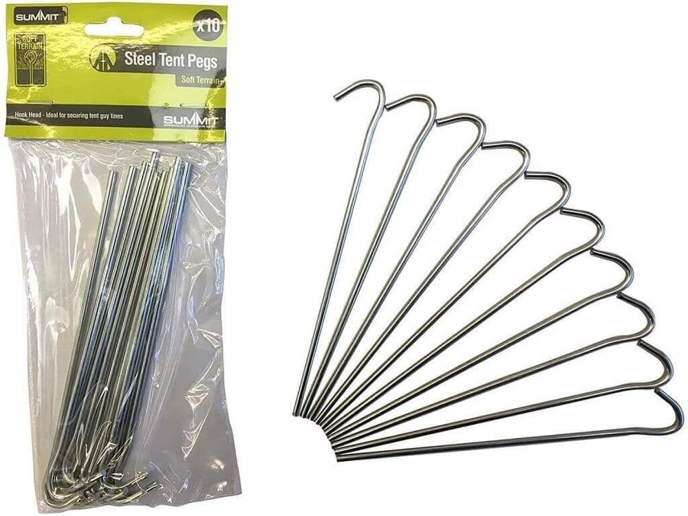 Summit Steel Tent Peg 18cm Standard (Individual)