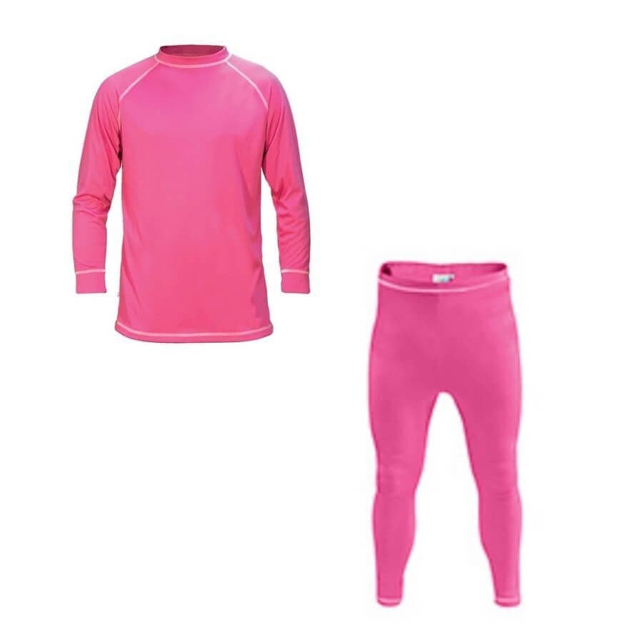 Supatherm Unisex 2 Piece Baselayer Set - Small - pink