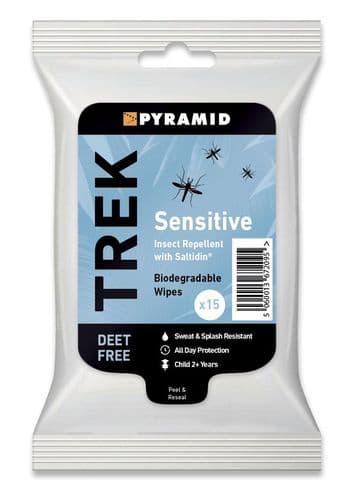 Trek Sensitive Deet Free Wipes