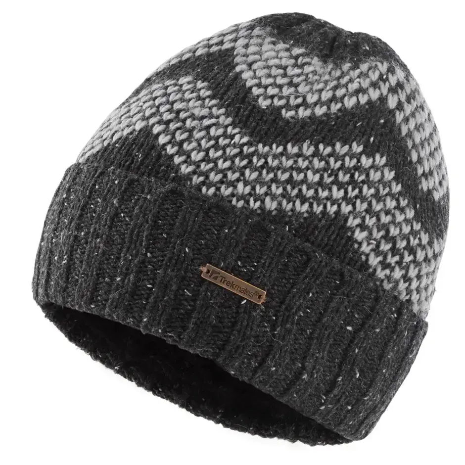 Trekmates Blake Knit Hat Dark Grey