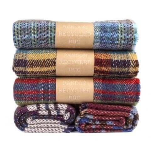 Tweedmill Textiles 100% Recycled Wool Picnic Rug 120 x 150cm