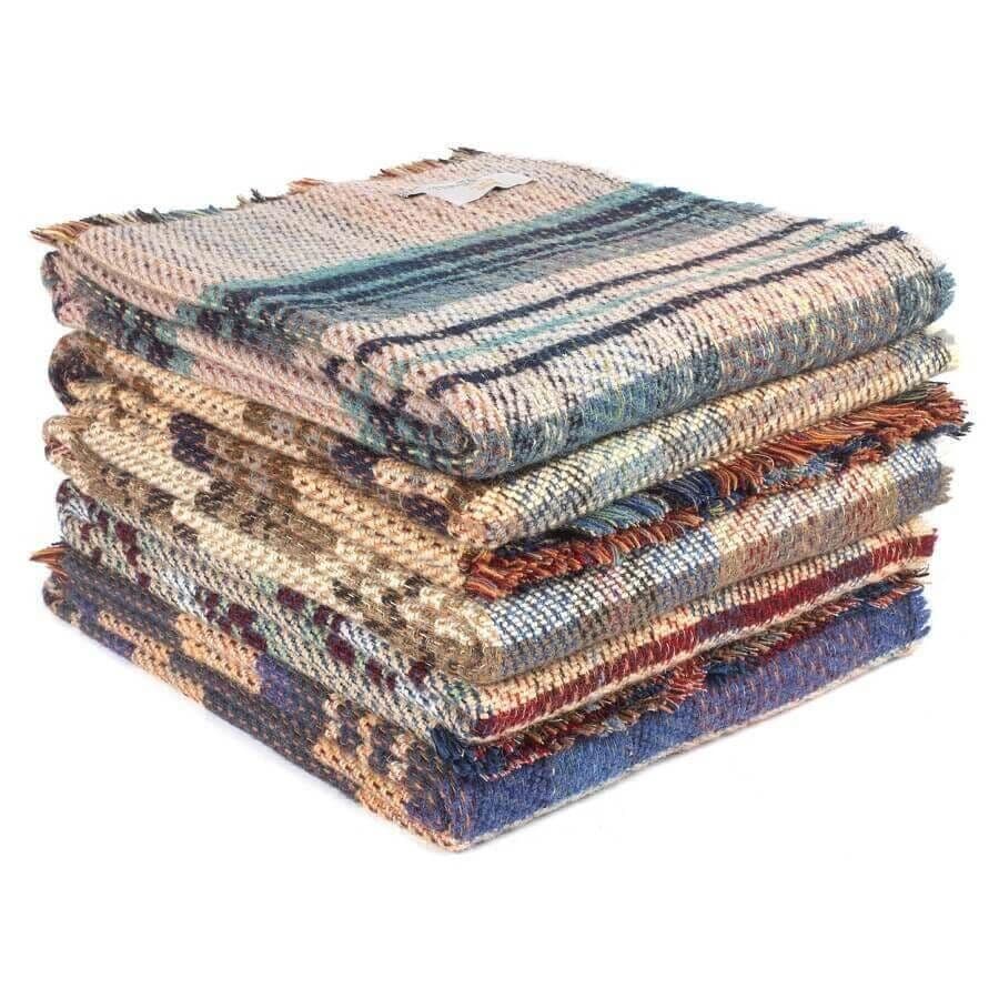 Tweedmill Textiles 100% Recycled Wool Picnic Rug 150 x 183cm