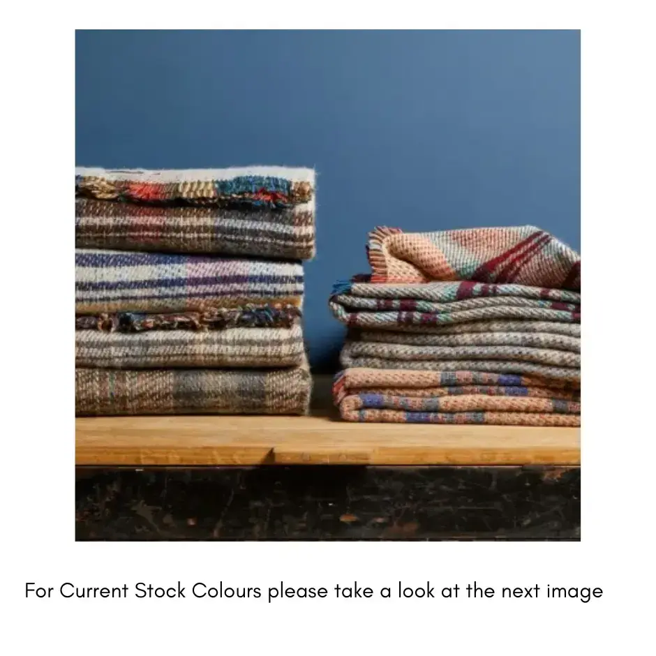 Tweedmill Textiles 100% Recycled Wool Picnic Rug 150 x 183cm