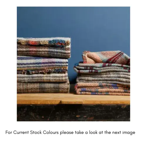 Tweedmill Textiles 100% Recycled Wool Picnic Rug 150 x 183cm