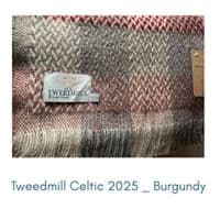 Tweedmill Textiles Recycled All Wool Celtic Weave Check Throw