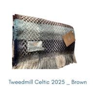 Tweedmill Textiles Recycled All Wool Celtic Weave Check Throw