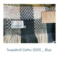 Tweedmill Textiles Recycled All Wool Celtic Weave Check Throw