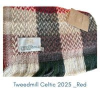 Tweedmill Textiles Recycled All Wool Celtic Weave Check Throw
