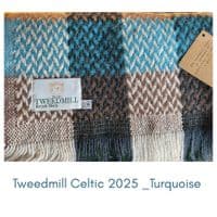 Tweedmill Textiles Recycled All Wool Celtic Weave Check Throw