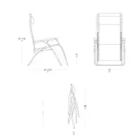 Zero Gravity Reclining Chair Rsxa Batyline® Iso LFM2060-9711