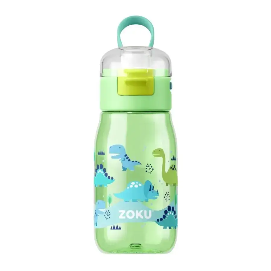 Zoku Flip Gulp Children's Bottle - Dino