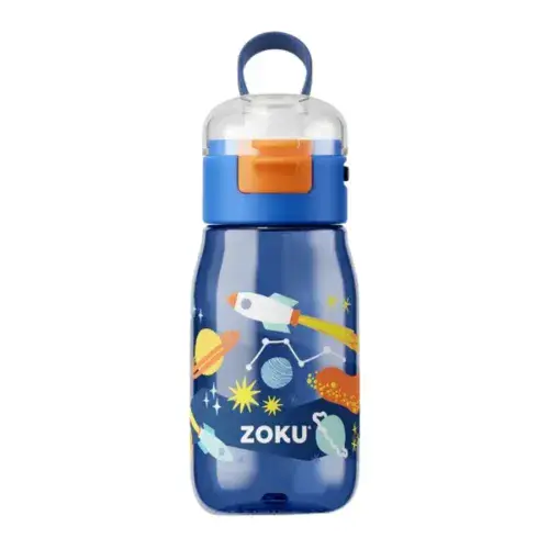 Zoku Flip Gulp  Children's Bottle - Space