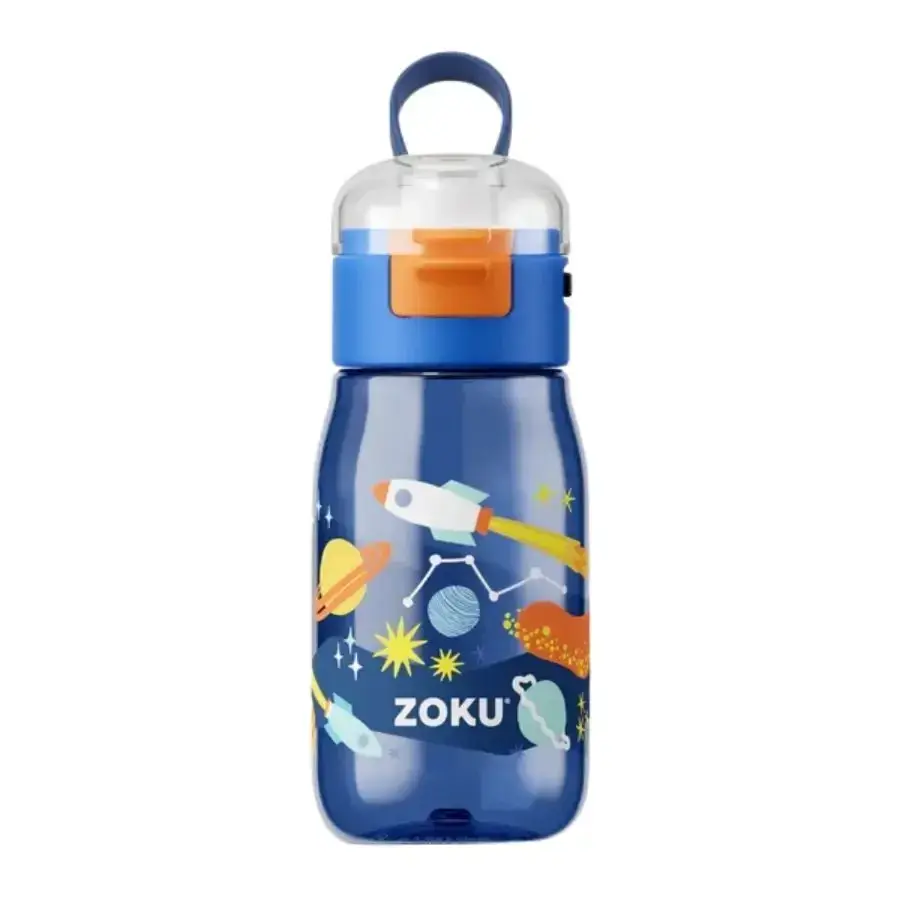 Zoku Flip Gulp Children's Bottle - Space