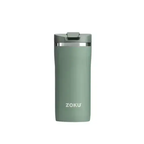 Zoku Travel Mug Stainless Steel Green