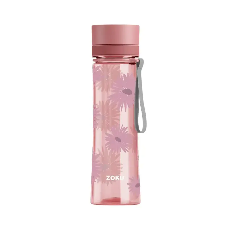 Zoku Water Bottle Pink Floral  Eastman Tritan™