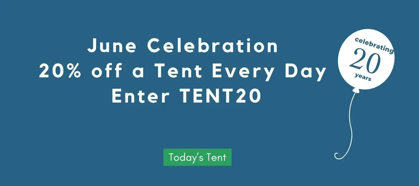 IBEX Camping 20% off a Tent Every Day During June