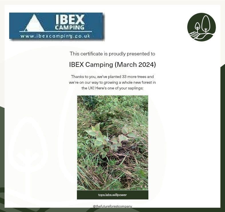 March 2024 The Future Forest Tree Sponsorship