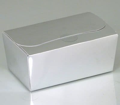 Ballotin Box 250g: Shiny Silver