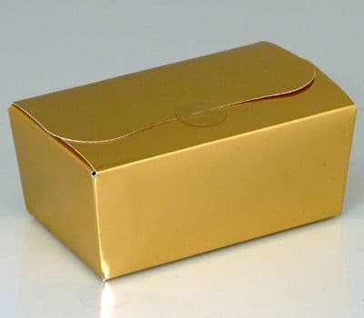 Ballotin Box 500g: Shiny Gold