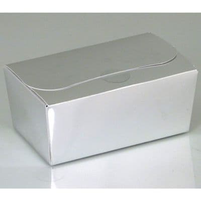Ballotin Box 500g: Shiny Silver