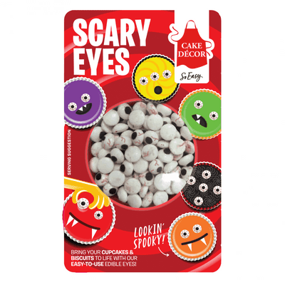 Cake Decor Edible Decorations: Scary Eyes