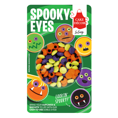 Cake Decor Edible Decorations: Spooky Eyes