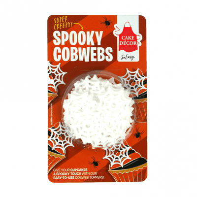 Cake Decor Edible Wafer Decorations 4g: Spooky Cobwebs