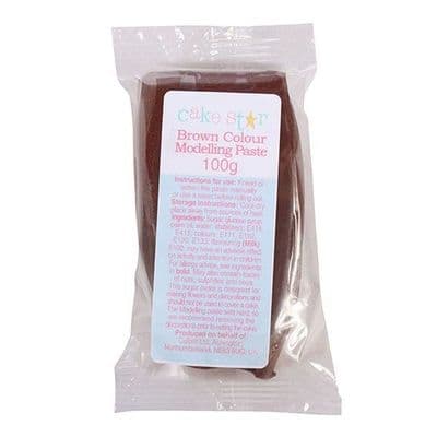 Cake Star Modelling Paste 100g: Brown