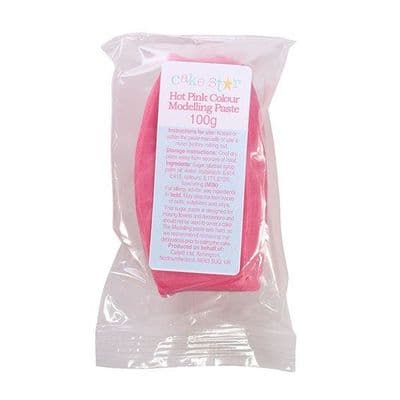 Cake Star Modelling Paste 100g: Hot Pink