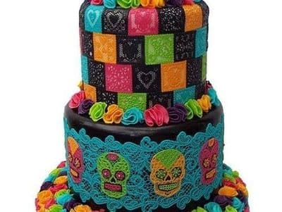 Claire Bowman Lace Mat: Day of the Dead