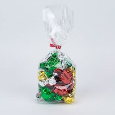 Clear Polypropylene Gusseted Bags: GUS14  76mm x 254mm x 49mm (3