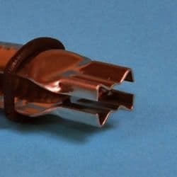 CS285 Closed Scallop plain crimper 3/4