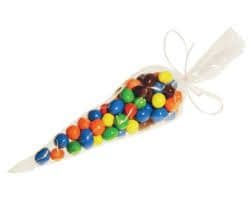 Culpitt Pack of 50 Clear Sweet Cone Bags 150mm x 280mm