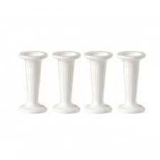 Culpitt Round Plastic Pillars: White  3