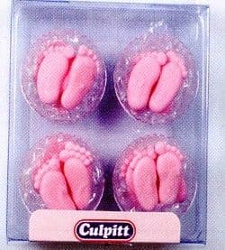 Culpitt Sugar Pipings: 294, Pink Baby Feet