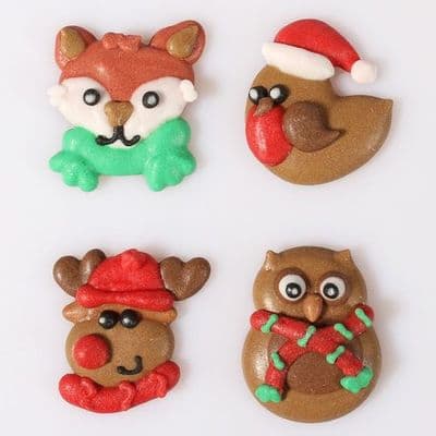 Culpitt Sugar Pipings: 380 Winter Friends (pack of 12)