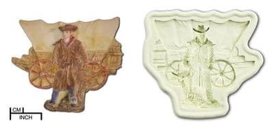 DPM Mould: Cowboy & Wagon