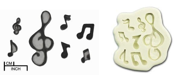 DPM Mould Musical Notes