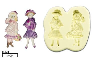 DPM mould: Victorian Flower Girls